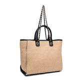 Jaxon Tote: Natural White