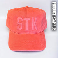 Monochrome Hats - Customizable: White Cotton