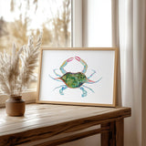 Blue Crab No. 1: Unframed / 11 x 14