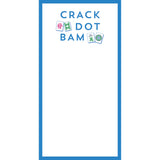 In Stock 4.25x8.5 Mahjong Crack Dot Bam List Notepad