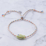 Sailor String Good Luck Fish Bracelet Trending : Pink Fish/Sherbet String