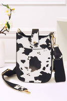 Mini PU Cellphone Cross Body Bag: White