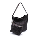 Jessica - Straw Tote: Natural