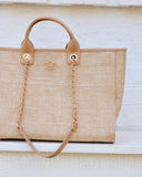 Melissa Tote Bag Natural Lattice: Default