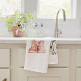 Boat coats tea towel