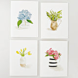 Flower notecards set