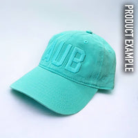 Monochrome Hats - Customizable: White Cotton