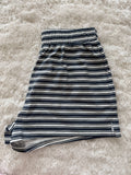 Billie Striped Loungewear Shorts: Large / Shorts