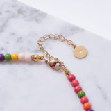 Good Luck Fish Bahama Wood Bead Necklace: Sky Blue
