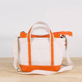 Sonoma Canvas Crossbody Convertible Tote: Blue