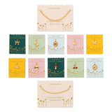 Charm Garden - Scalloped Initial Charm - Gold - C