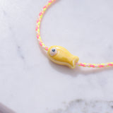 Sailor String Good Luck Fish Bracelet Trending : Blue Sky Fish/Ocean String