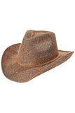 C.C Sequin Cowboy Hat: Beige
