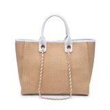 Jaxon Tote: Natural White