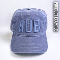Monochrome Hats - Customizable: White Cotton