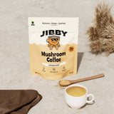 Jibby Mushroom Coffee - Collagen, Mushrooms, Superfoods: 10 Servings