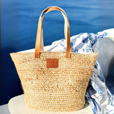 Jute Seagrass Island Beach Tote