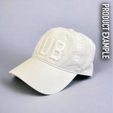 Monochrome Hats - Customizable: White Cotton