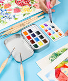 Watercolor Pocket Set of 12 - Essential Colors