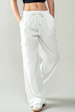 Woven Hemp Cargo Pants : TAUPE / S-2/M-2/L-2